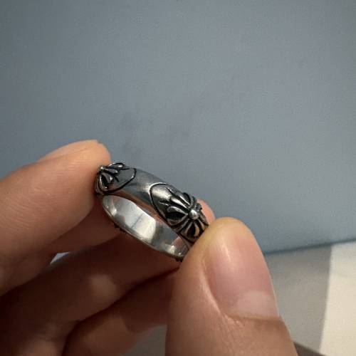 Chrome Hearts SBT十字花銀戒
