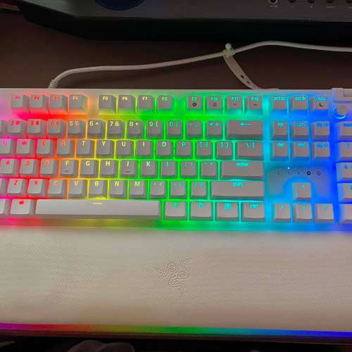 Razer BlackWidow V4 Pro 白色 100% 機械鍵盤