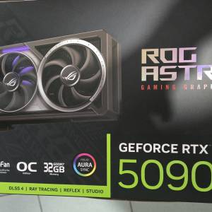 ASUS ROG ASTRAL GeForce RTX 5090 32GB 顯示卡 有單齊配件有保