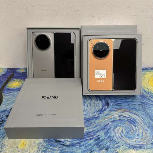 💗香港行貨💗✨Oppo Find N6✨/Android系列/大容量16+512GB/🧡盛放橙🧡🩶深空鈦🩶/...