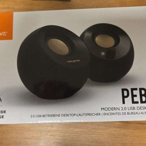 Creative Pebble 2.0 USB 桌面揚聲器 (全新)