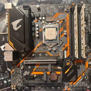 i5-9400F+B365M AORUS ELITE+GEIL 8GB*2，板 U RAM三件套