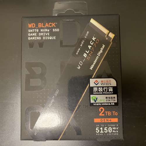WD_BLACK SN770 NVMe SSD 2TB