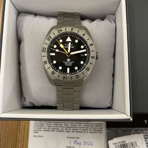 TIMEX 全鈦 GMT 2026最新款