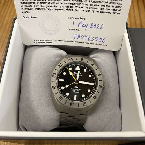TIMEX 全鈦 GMT 2026最新款