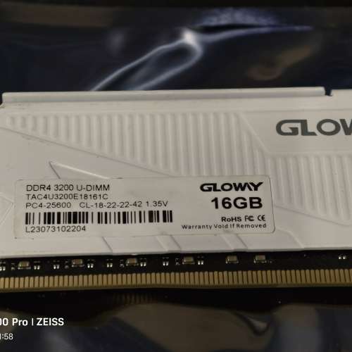 ddr4 16g 一條 3200hz頻率
