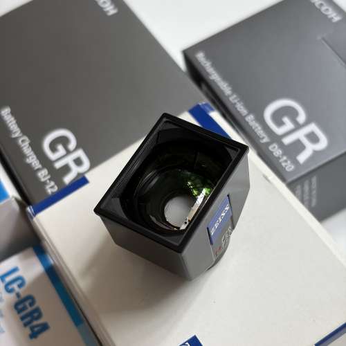 Ricoh GR4 battery charger hood, zeiss viewfinder