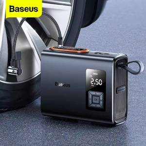 Baseus Tire Inflator R22 Alloy Dual Cylinder (22缸雙泵, 快充氣泵) Portable Ai...