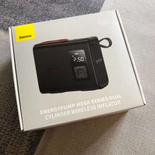 Baseus Tire Inflator R22 Alloy Dual Cylinder (22缸雙泵, 快充氣泵) Portable Ai...