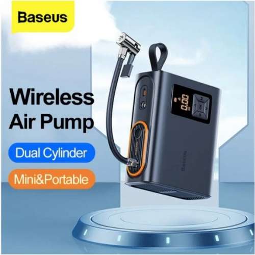 Baseus - Ultra Fast Twin Cylinder Tire Inflator  ** FAST * (22缸雙泵, R22 DUAL )