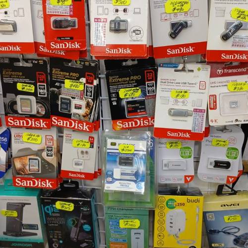 全新所有Sandisk memory card & USB都有現貨在店