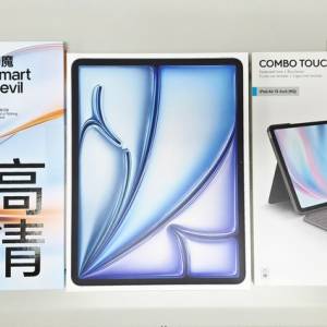 iPad Air 13吋(M3) 1TB 5G版, Logitech Combo Touch 鍵盤保護套