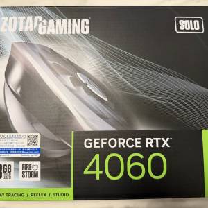 ZOTAC GAMING GeForce RTX 4060 8GB 顯示卡 行貨 有保養