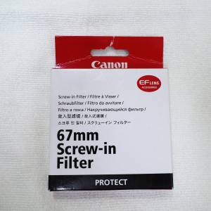 CANON 67mm PROTECT FILTER 佳能67mm 保護濾鏡