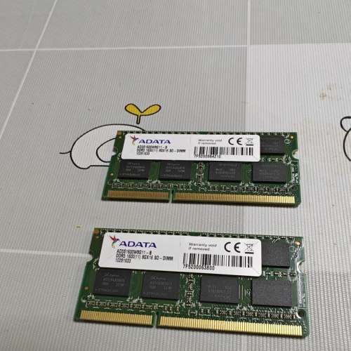 adata ddr3 1600 8GB 筆記型電腦記憶體
