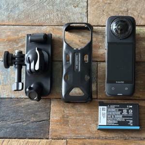 (包大量配件)Insta360 x4 潛水滑雪套裝 全景相機