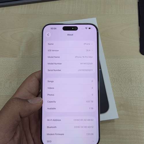 iPhone 16 Pro Max 1TB 銀色