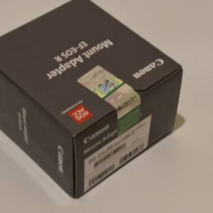 New CANON Control Ring Mount Adapter EF-EOS R EF/EF-S Lens to EOS R Camera