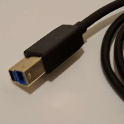 這是一條黑色 USB Type-C 轉 USB-A 傳輸線。