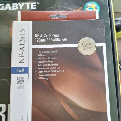 全新 貓頭鷹Noctua NF-A12x15