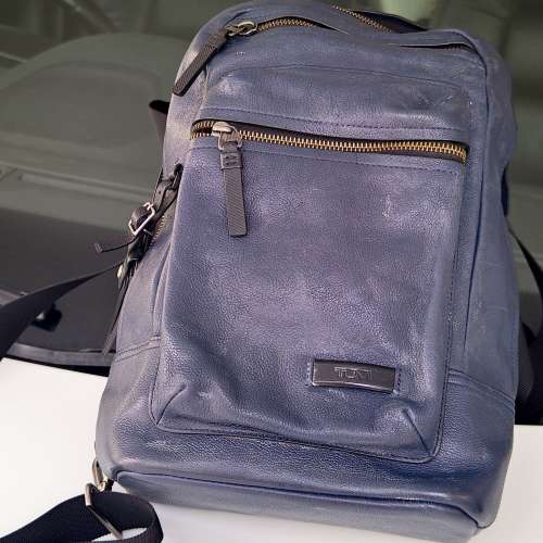 Tumi leather sling bag