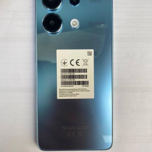 二手 小米 Redmi Note 13 4G 256GB，99新 香港版
