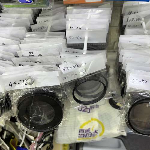 清貨全新鏡頭蓋及大小尺寸轉換接環