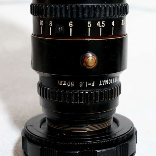 Kodak Anastigmat Cine 50mm F1.6  電影鏡, 近攝鏡. 罕有黑色, 已改 Sony NEX mount