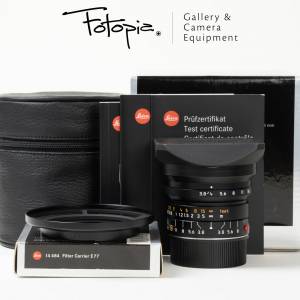 || Leica Super-Elmar-M 18mm F3.8 ASPH with full packing & filter holder ||