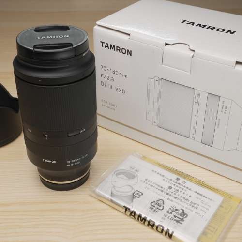 Tamron 70-180mm F2.8 Di III VXD (Sony E Mount)