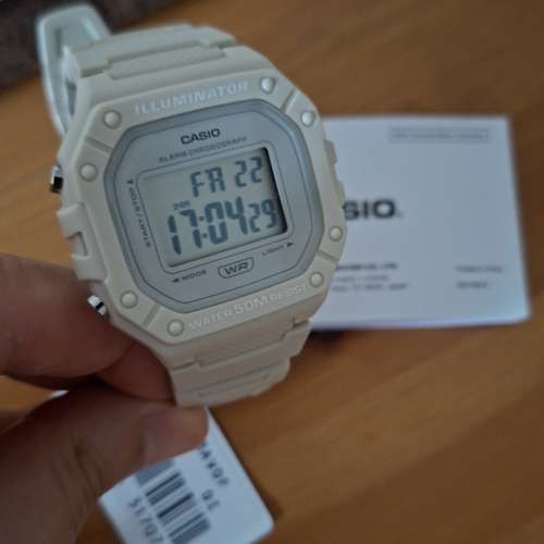 Casio ( 米灰白 ) New