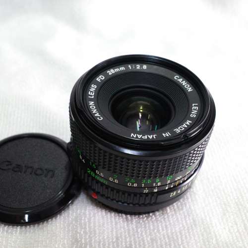 CANON FD 28mm F2.8 Manual Lens