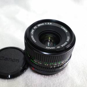 CANON FD 28mm F2.8 Manual Lens