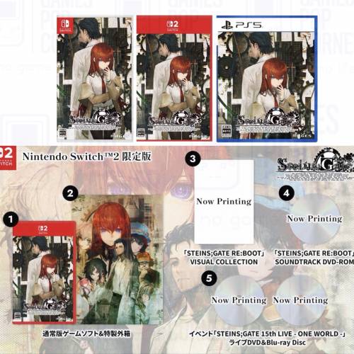 (接受預訂)  STEINS;GATE RE:BOOT🛘命運石之門 RE:BOOT(中英文版) *普通版/限定版