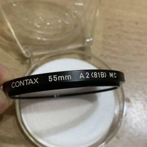 Contax MC 55mm filter 冇花 清晰 新诤