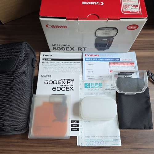 Canon Speedlite 600EX-RT 閃光燈