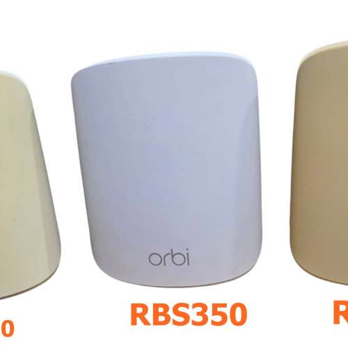NETGEAR Orbi RBR350 X 1，而 RBS350 X 2  共三隻MESH WIFI 6 ROUTER