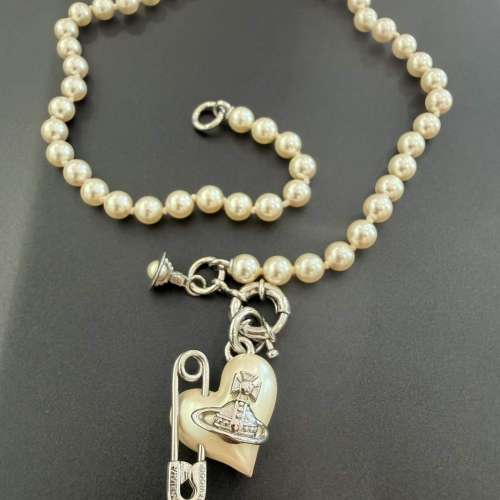 Vivienne Westwood 愛心珍珠項鍊