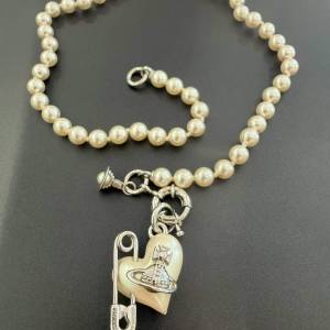 Vivienne Westwood 愛心珍珠項鍊