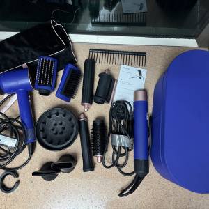 Dyson Supersonic 風筒 及多功能造型器（長春花藍配玫瑰金限定版套裝）