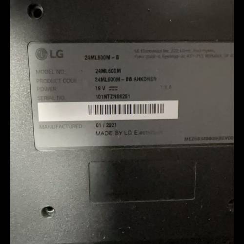 LG 24ML600M-B 顯示器
