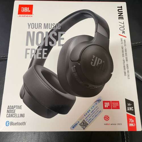 【100% 全新未拆封】JBL Tune 770NC 無線主動降噪耳機 百老匯行貨 有收據