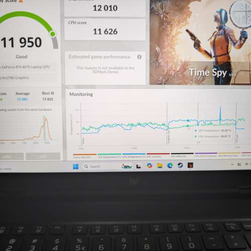 🉑置換Acer RTX4070 14.5 inch 16GB 6400Mhz 1TB SSD Gaming Laptop 電競手提電腦