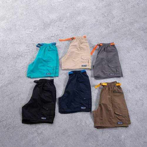 全新Patagonia户外 梭織尼龍 多口袋工裝短褲 男女同款 Patagonia Shorts Patagonia短...