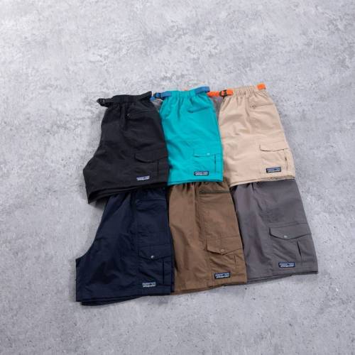 全新Patagonia户外 梭織尼龍 多口袋工裝短褲 男女同款 Patagonia Shorts Patagonia短...