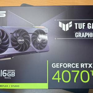 ASUS TUF Gaming RTX 4070 Ti SUPER 16GB