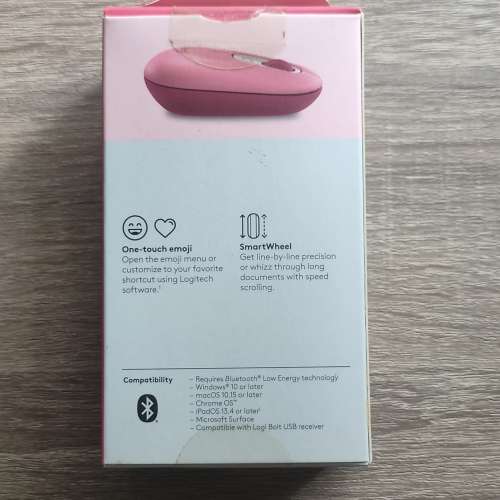 Logitech POP Mouse (Pink) 連使用説明書