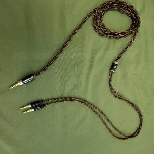 Black Widow 22 V3 OCC Copper Litz Headphone Cable 3.5 to 4.4