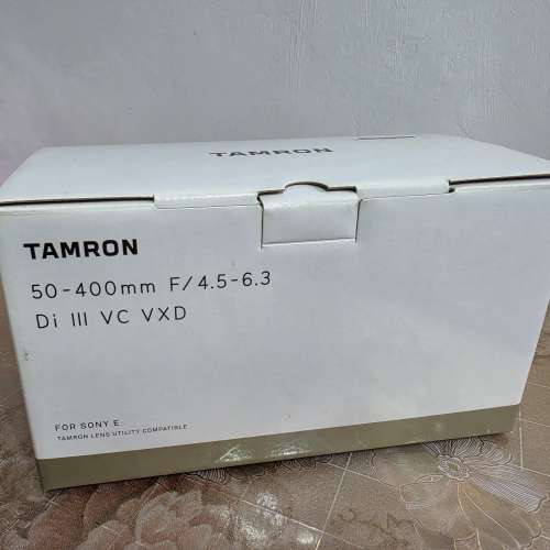 Tamron 50-400mm F/4.5-6.3 Di III VC VXD for Sony E mount (A067)
