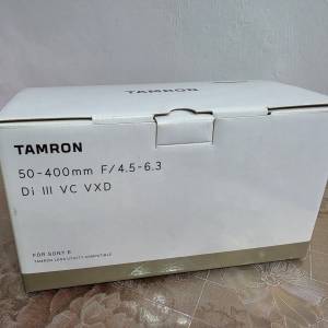 Tamron 50-400mm F/4.5-6.3 Di III VC VXD for Sony E mount (A067)